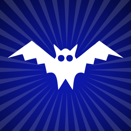Bat Iron on Decal